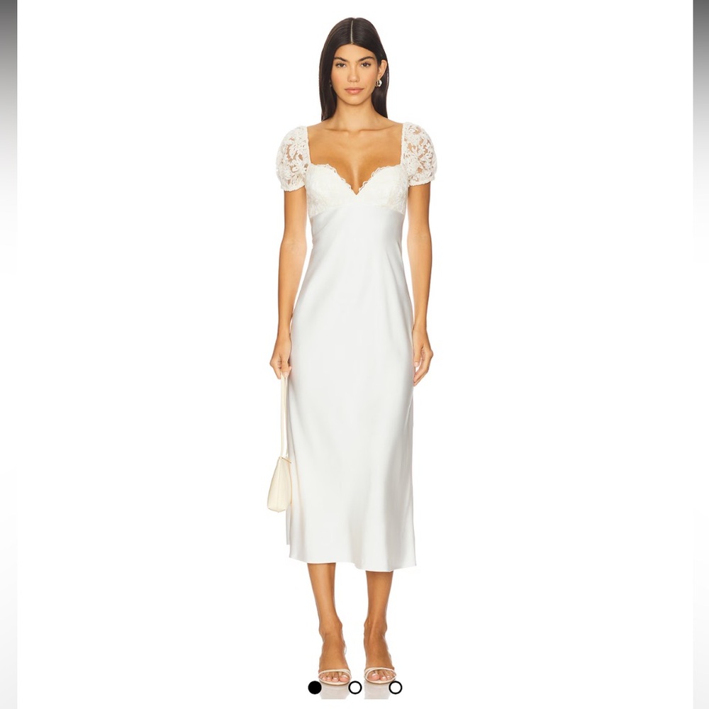 LPA - Nicola Midi Dress in Cream